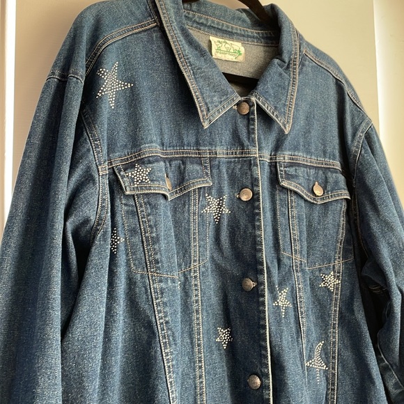 Quacker factory, Americana, star-studded, Jean jacket! - Picture 2 of 11